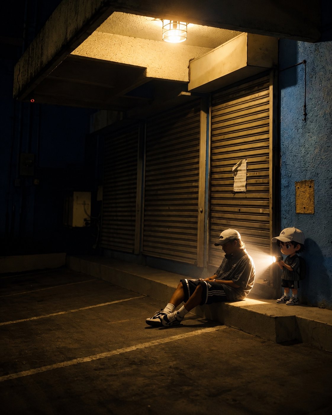 실사 뒤의 애니메 버전 — AI image prompt — GPT Image 2.5 — Dramatic, Anime, Cinematic - 2