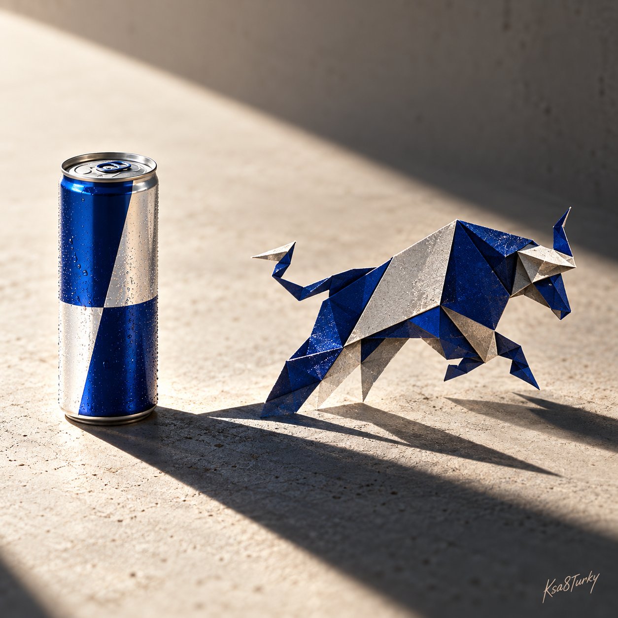 초현실 종이접기 그림자 에디토리얼 사진 — AI image prompt — GPT Image 2.5 — Surreal, Cinematic, Minimalist - 4