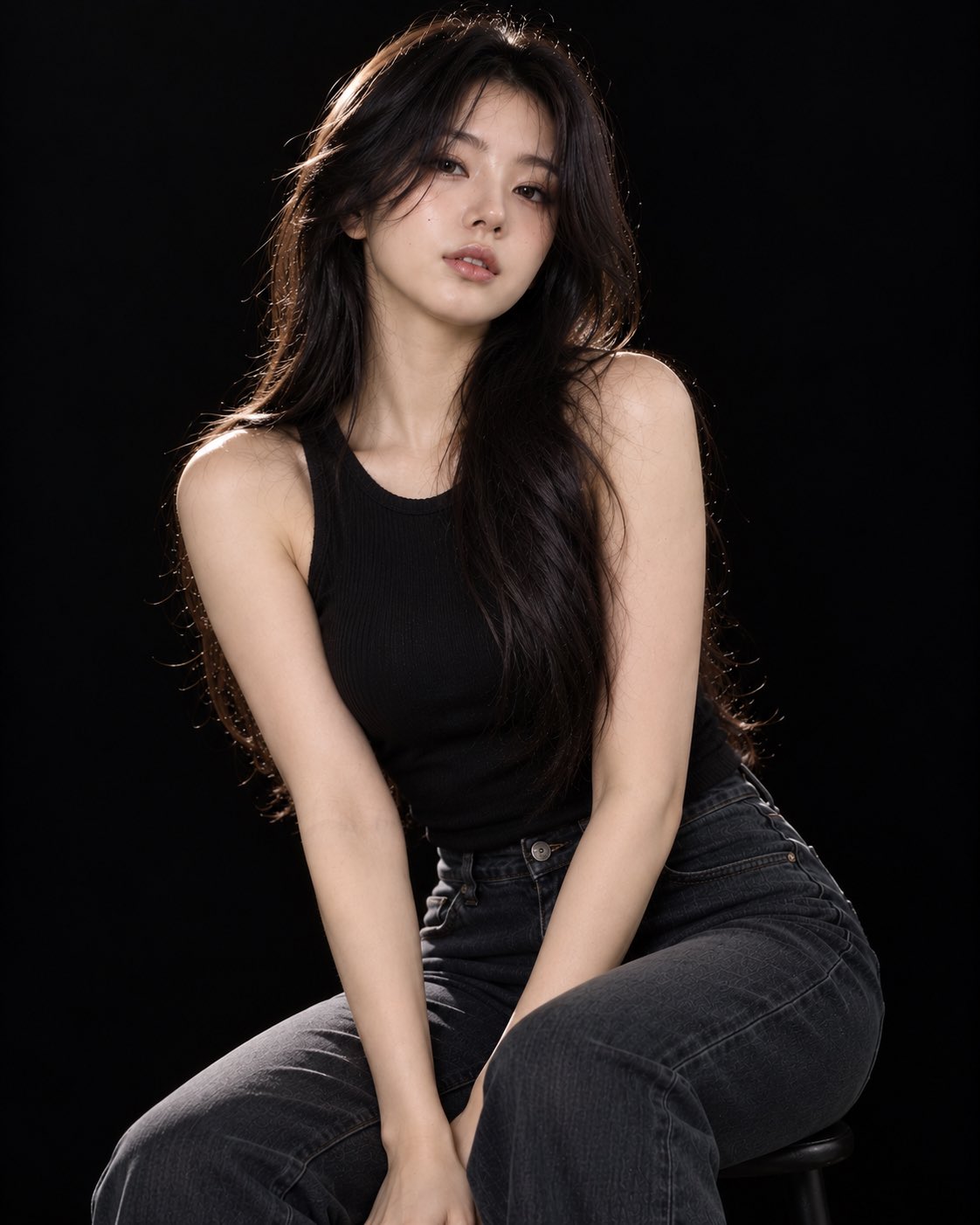 한국 여성 스튜디오 인물사진 — AI image prompt — GPT Image 2.5 — Fashion, Realistic, Portrait - 2