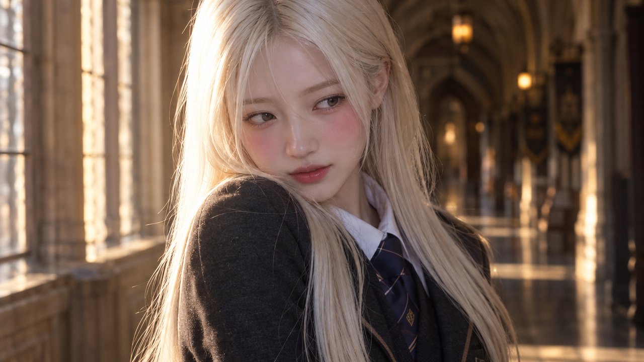 Female Draco Malfoy Slytherin Portrait — AI image prompt — GPT Image 2.5 — Character, Cinematic, Portrait - 3