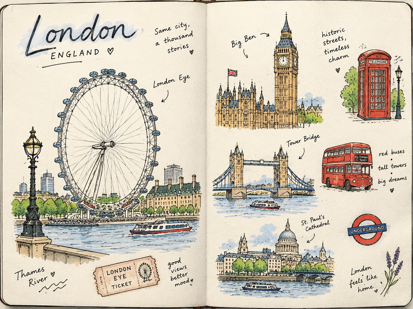 Create a beautiful, hand-drawn travel journal illustration titled “[CITY, COUNTRY]”, featuring the i — AI image prompt — GPT Image 2.5