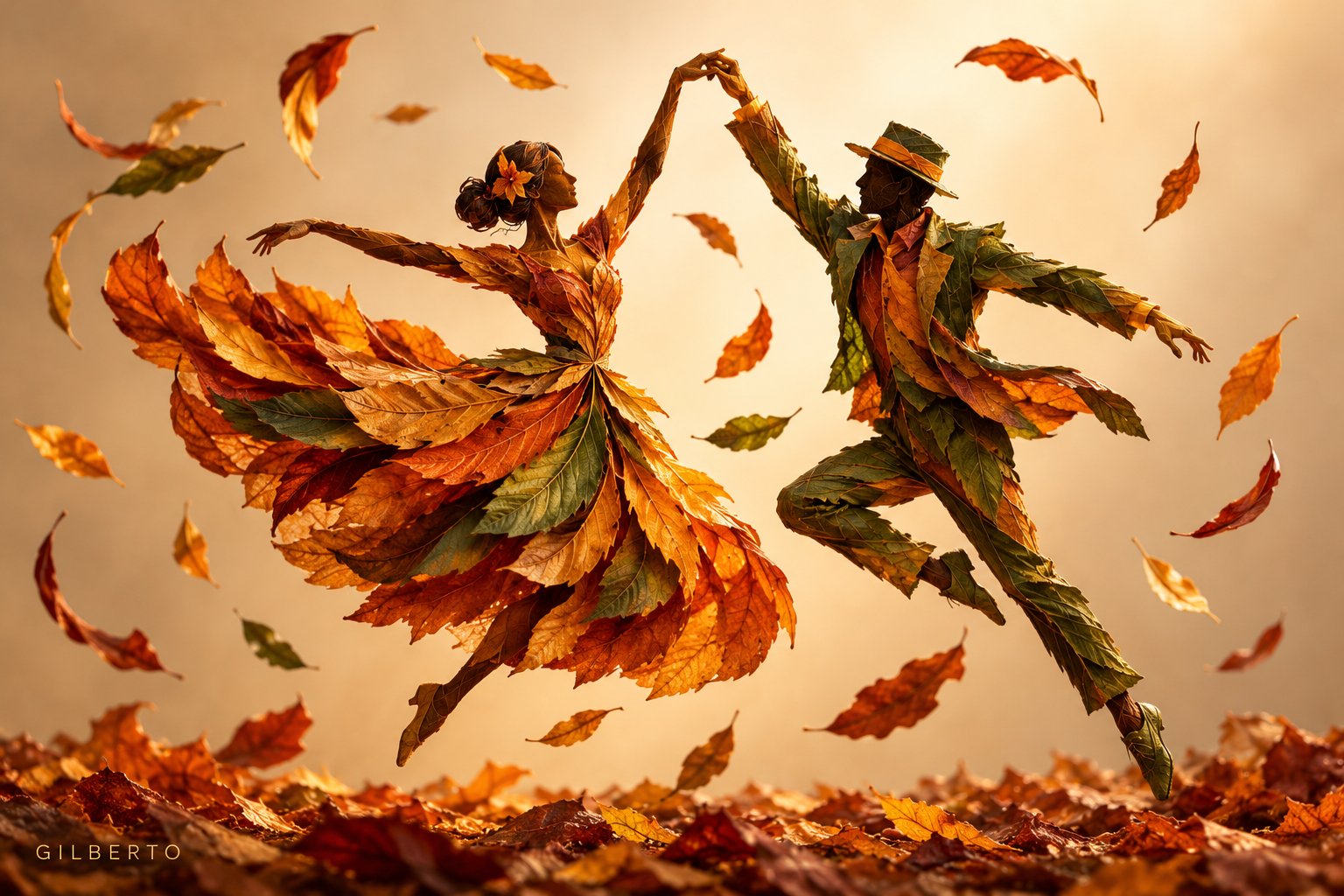 Leaf-carving ballerina macro artwork — AI image prompt — GPT Image 2.5 — Nature, Macro, Still Life - 3