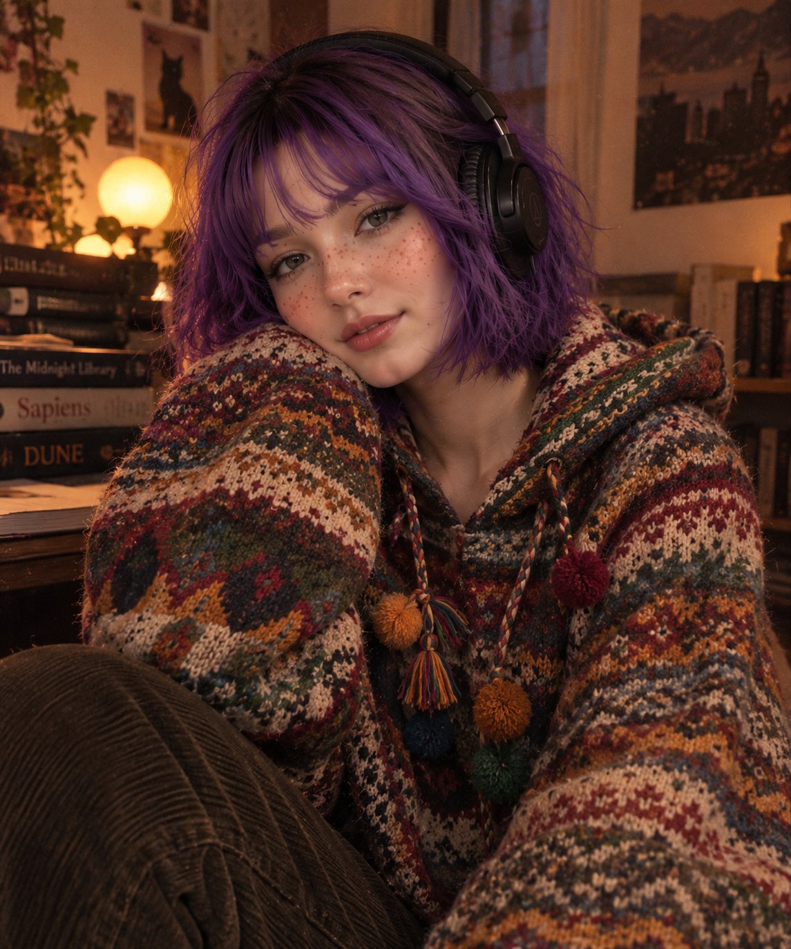 Create a hyper-realistic close-up portrait of the same young adult female character from the referen — AI image prompt — GPT Image 2.5