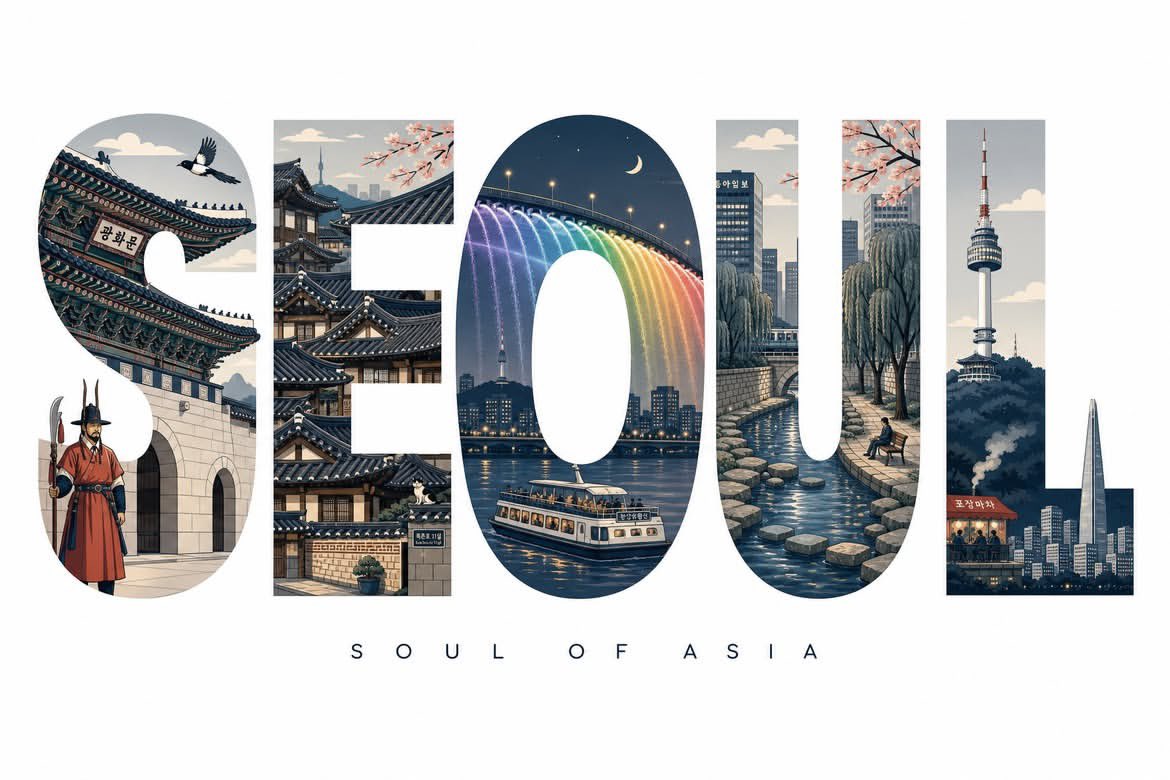 New York Typographic Cityscape - 3
