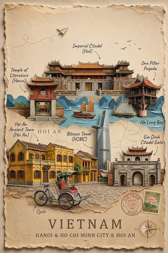 Vintage Traveler's Scrapbook - 2